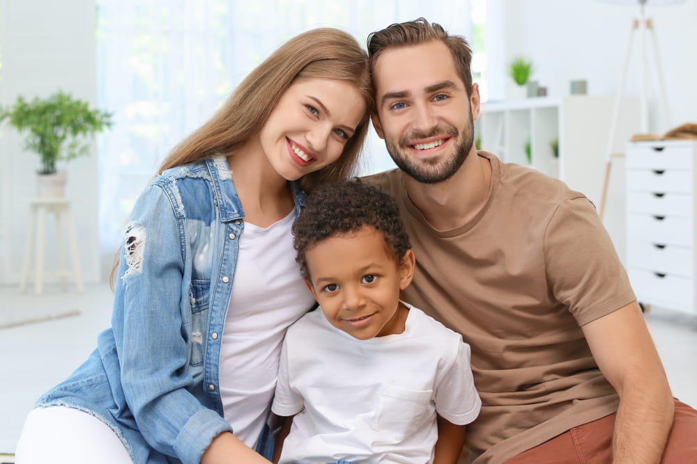 Happy Family After Adoption - Jones Divorce & Family Law
