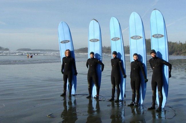 Tofino Surfing