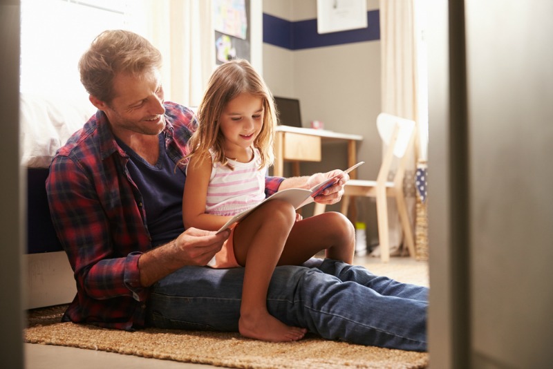 Single Dad And Daughter