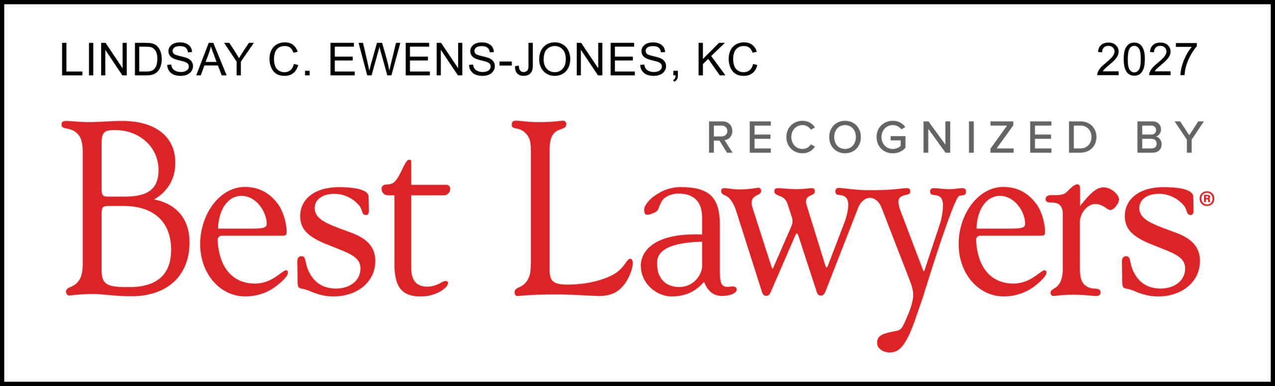 LINDSAY C. EWENS-JONES, KC 9