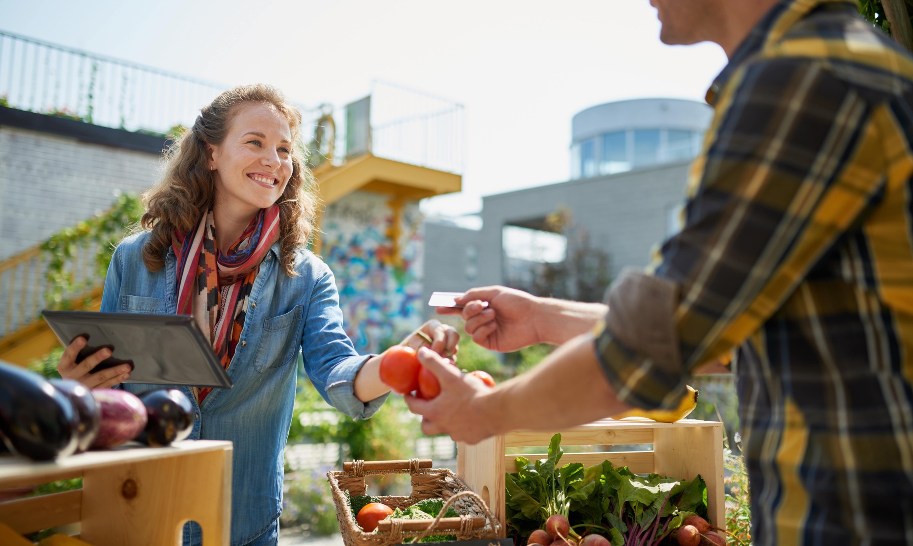 explore local market in mother day