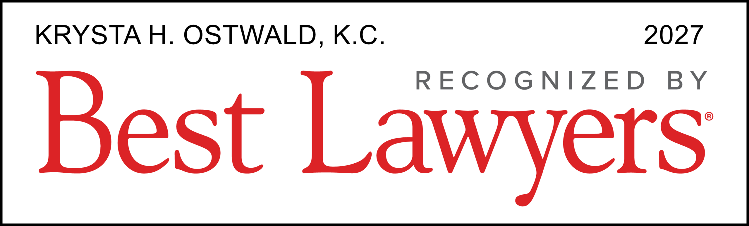 KRYSTA OSTWALD, KC 5