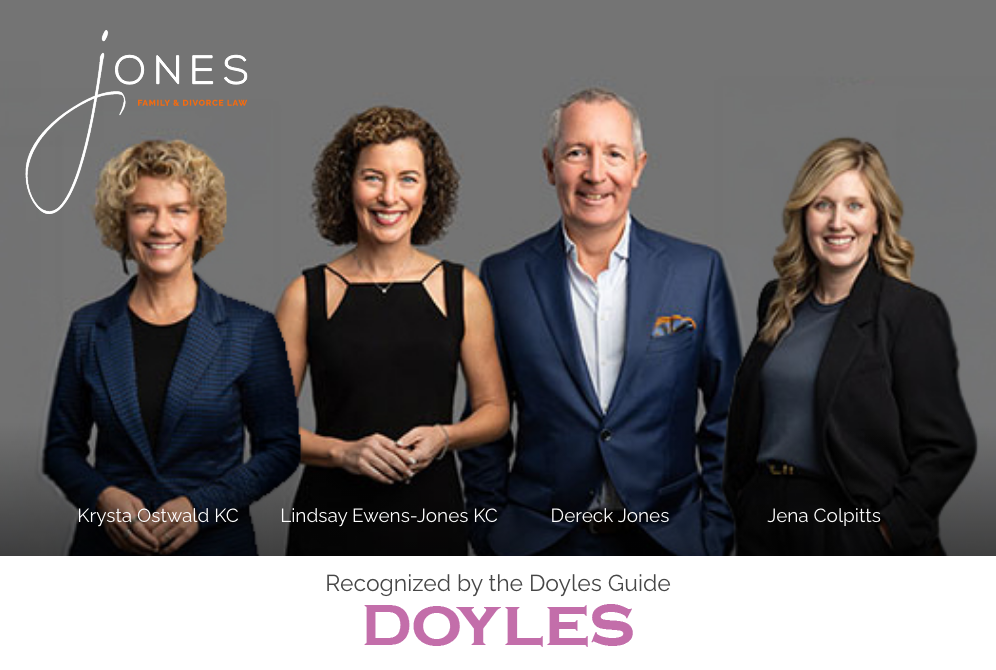 Celebrating Excellence: Jones Divorce & Family Law Team Recognized In The 2026 Doyle’s Guide